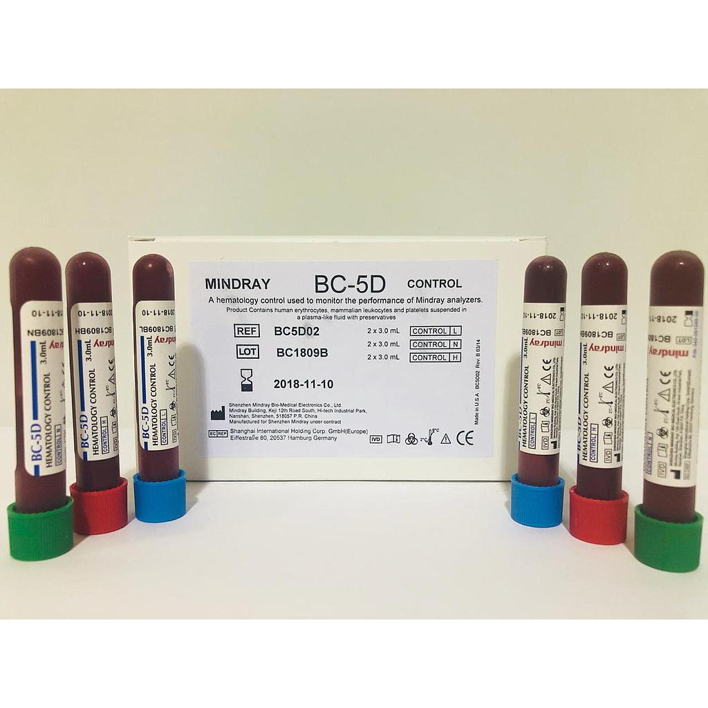 BC-5D, CONTROL HEMATOLÓGICO - 6X3ML (2B, 2N, 2A) | localhost